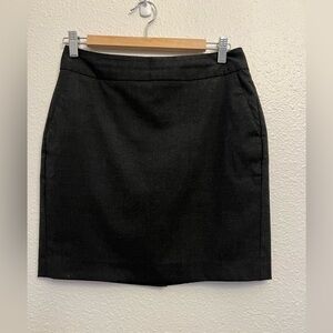 Banana Republic charcoal gray mini pencil skirt size 4